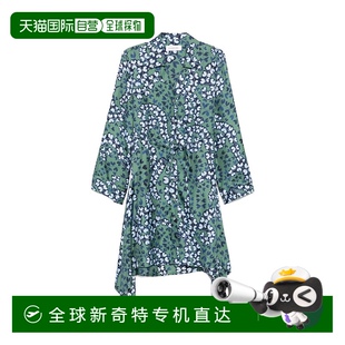 香港直邮潮奢 朗雯 1h可退 Lanvin RWDR0029 女士 花卉印花连衣裙