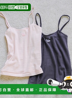 日本直邮MAISON KITSUNE 吊带背心 OW00608 KA0027 女款小狐狸贴