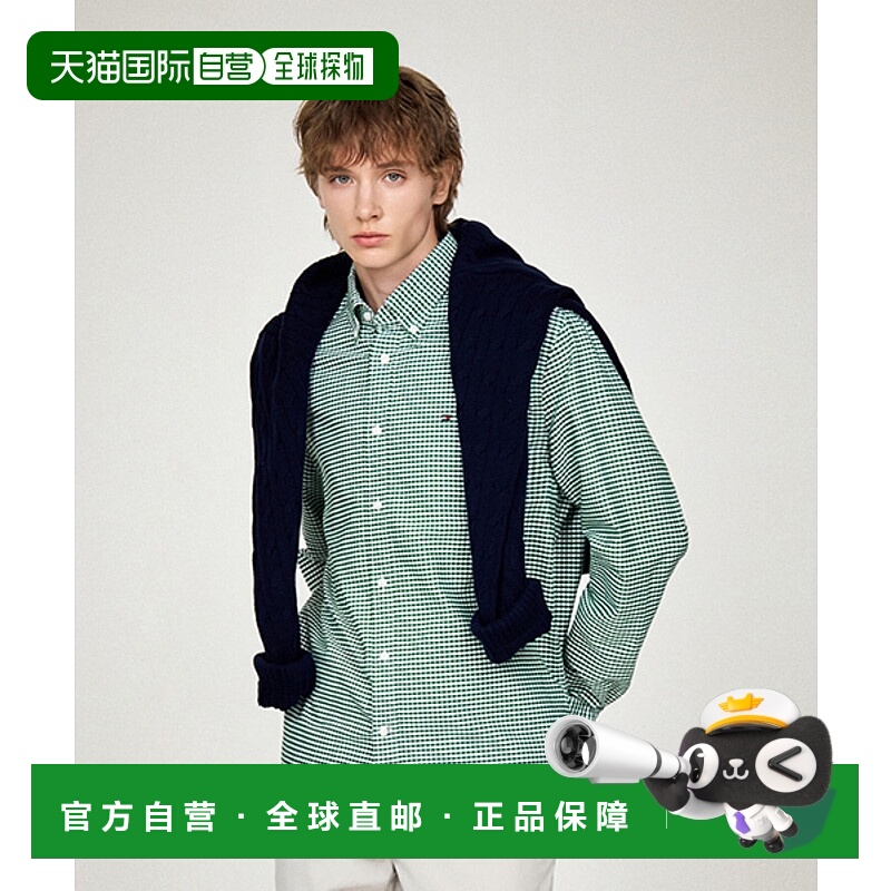 韩国直邮TOMMY HILFIGER 男士男衬衫T12E6WSH013MT10N2