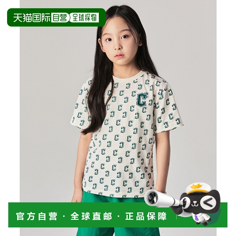 韩国直邮MLB KIDS 童装T恤7ATSM0143-45GND儿童高档舒适透气百搭