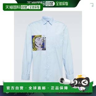 香港直邮Junya 格纹棉府绸衬衫 Watanabe 男士 渡边淳弥 1h可退