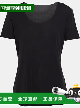 1h可退 香港直邮Wolford 女士 针织T恤 001012 black黑色 舒适时