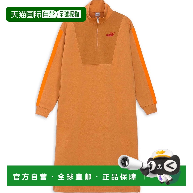 日本直邮PUMA CORE HERITAGE MX 品牌logo套头长袖休闲长裙 女款