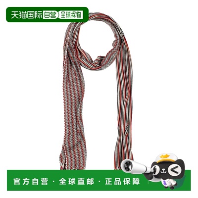 1h可退 香港直邮MISSONI 米索尼 男士 Foulards 围巾 red红色 舒