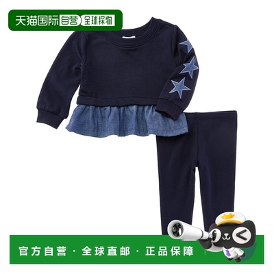 自营Splendid 2pc Shining Star Top & Legging Set - blue 美国