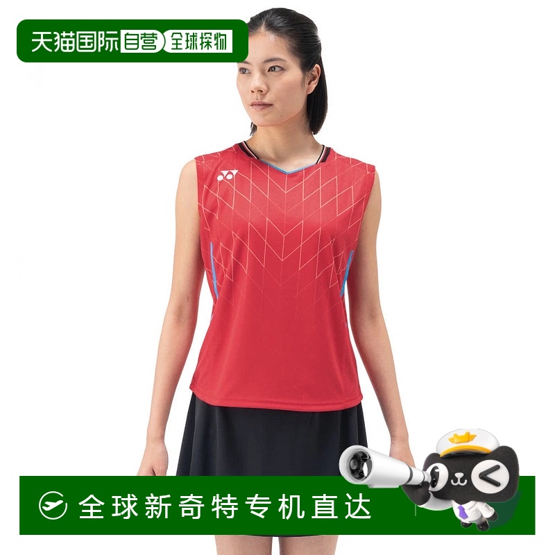 日本直邮YONEX-Yonex女子网球短袖T恤女装衬衫（无袖）Berry Cool
