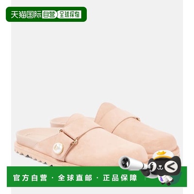 1h可退 香港直邮Jimmy Choo 周仰杰 女士 Fayence 绒面革凉拖