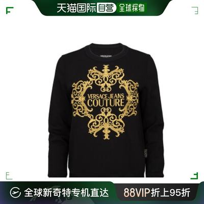 香港直邮VERSACE JEANS COUTURE 黑色女士卫衣/帽衫 B6HZA764-398