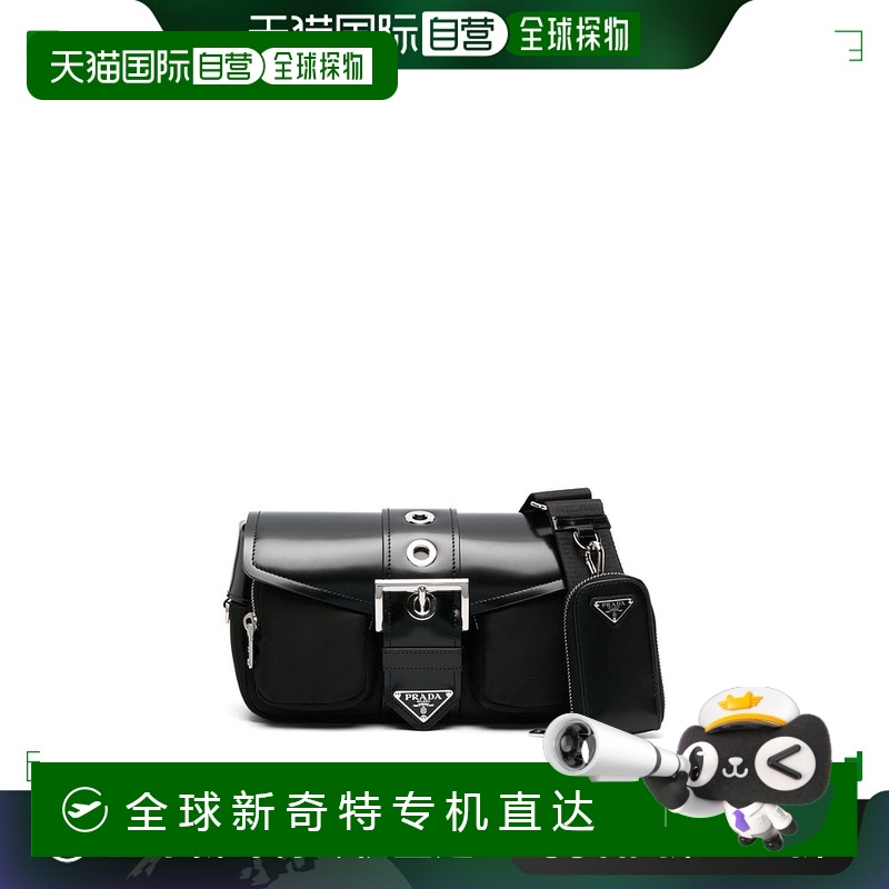 香港直邮PRADA 女士斜挎包 1BD295R789F0002 AW2023 黑色 PRADA S
