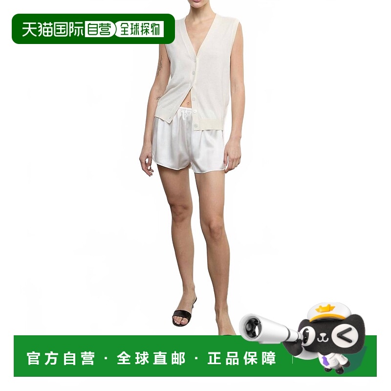 自营enza costaSilk Slip Short In Off White - off white 美国