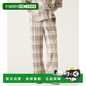 日本直邮martinique 女士格纹裤 子 1h可退 可配套搭配 A0351FP