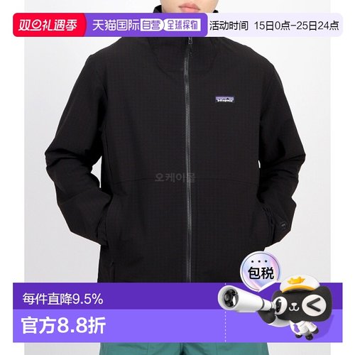 韩国直邮patagonia M's R1 TechFace 夹克（83581-黑色） 防/