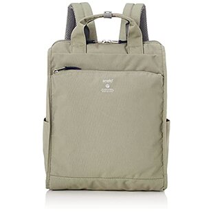 日本直邮Anello阿耐洛 女款双肩背包电脑包 灰米色 GTM0171