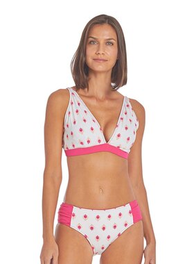 cabana life【美国奥莱】直发 Tulum 双面三角比基尼上衣 - 粉色