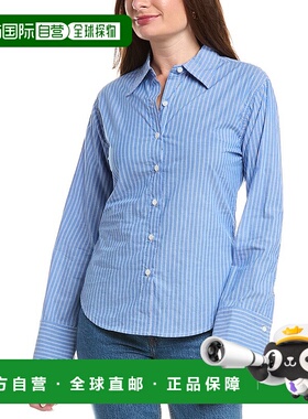 自营DL1961 Lisette Button Shirt - blue 美国奥莱直发
