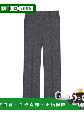 香港直邮GIVENCHY 男士休闲裤 BM51H515GW030 AW2024 黑色 腰带环