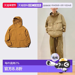 日潮跑腿UNIQLO优衣库 防风派克大衣 34 BROWN 男女兼用 XS 47823