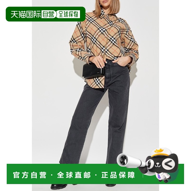 1h可退 香港直邮BURBERRY 女士衬衫 8106164B9368SANDIPCHECK SS2