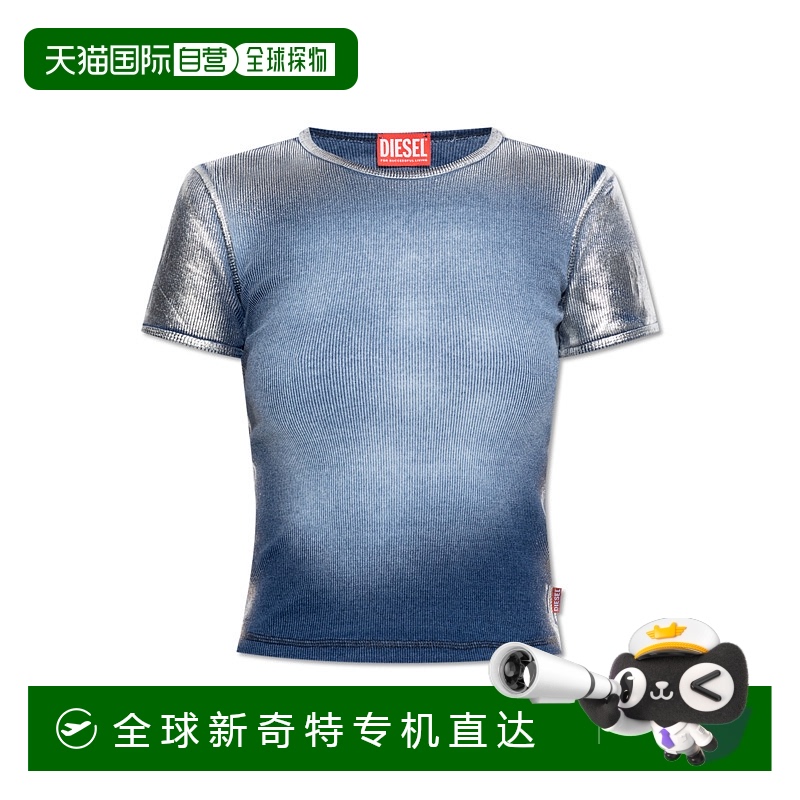 1h可退 香港直邮DIESEL 女士T恤 TELELONGQ1A167710NJBH01 SS2025