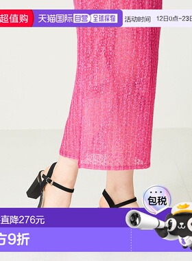 日本直邮Oriental Traffic 圆头线条跟凉鞋 [41234 OR526BW001664