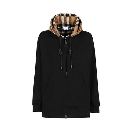 BURBERRY 黑色女士外套 8041071