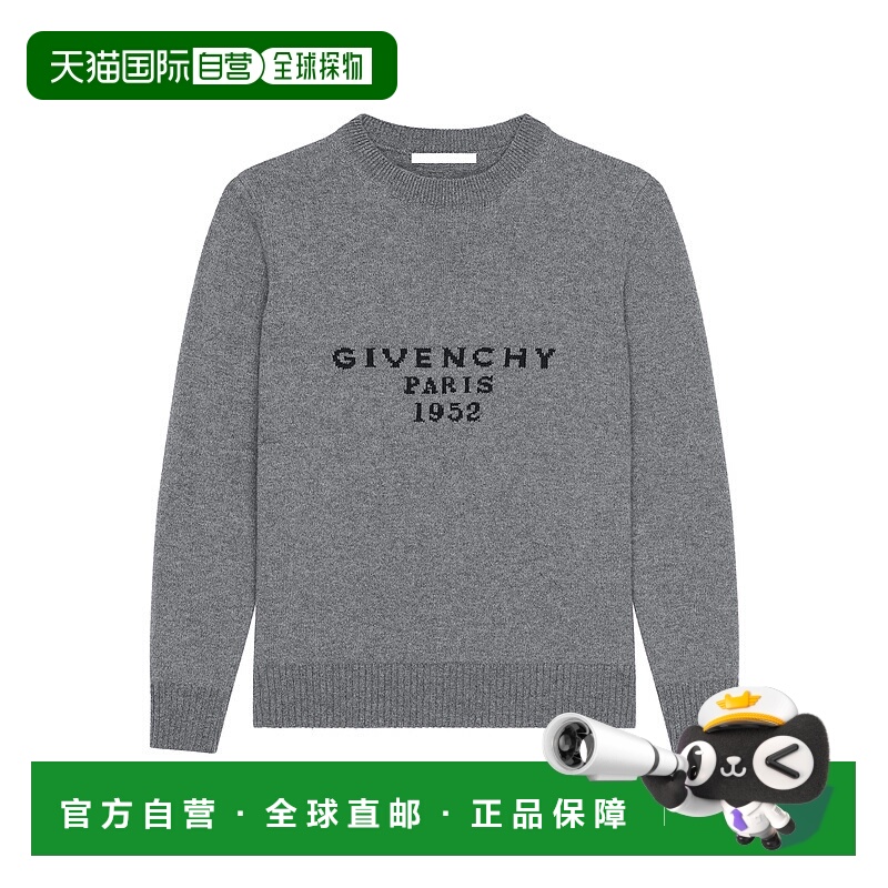 香港直邮GIVENCHY 女士针织衫 BW90VD4ZSN033 AW2025 灰色 Givenc