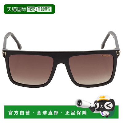 自营Carrera Brown Gradient Browline Unisex Sunglasses CARRER