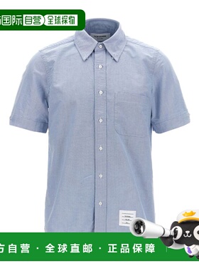 香港直邮THOM BROWNE 男士衬衫 MWS239EF0313480 SS2026 蓝色