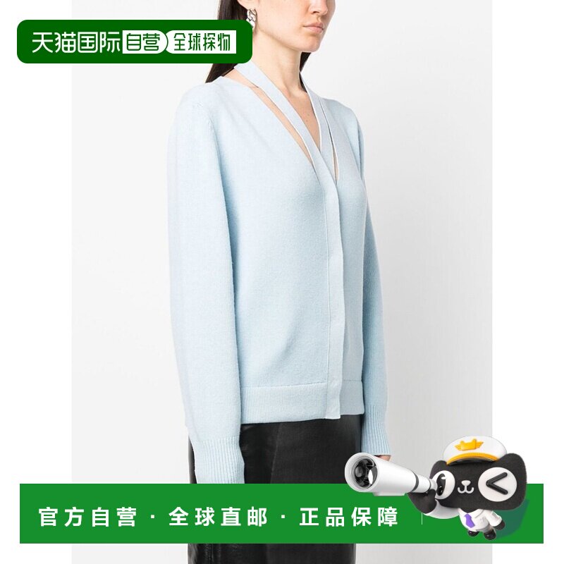 香港直邮FENDI 女士针织毛衣 FZC971ANJJF1M29 CO 蓝色