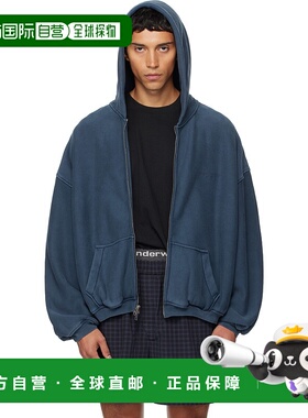 1h可退 香港直邮潮奢 Alexander Wang 亚历山大 王 男士 蓝色 Gra