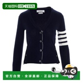 香港直邮Thom FKC001A00011羊绒长袖 Browne 藏青色条纹开衫