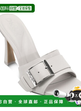 自营 dkny女式Clorissa凉鞋-柔软白色 美国奥莱直发厚底单鞋