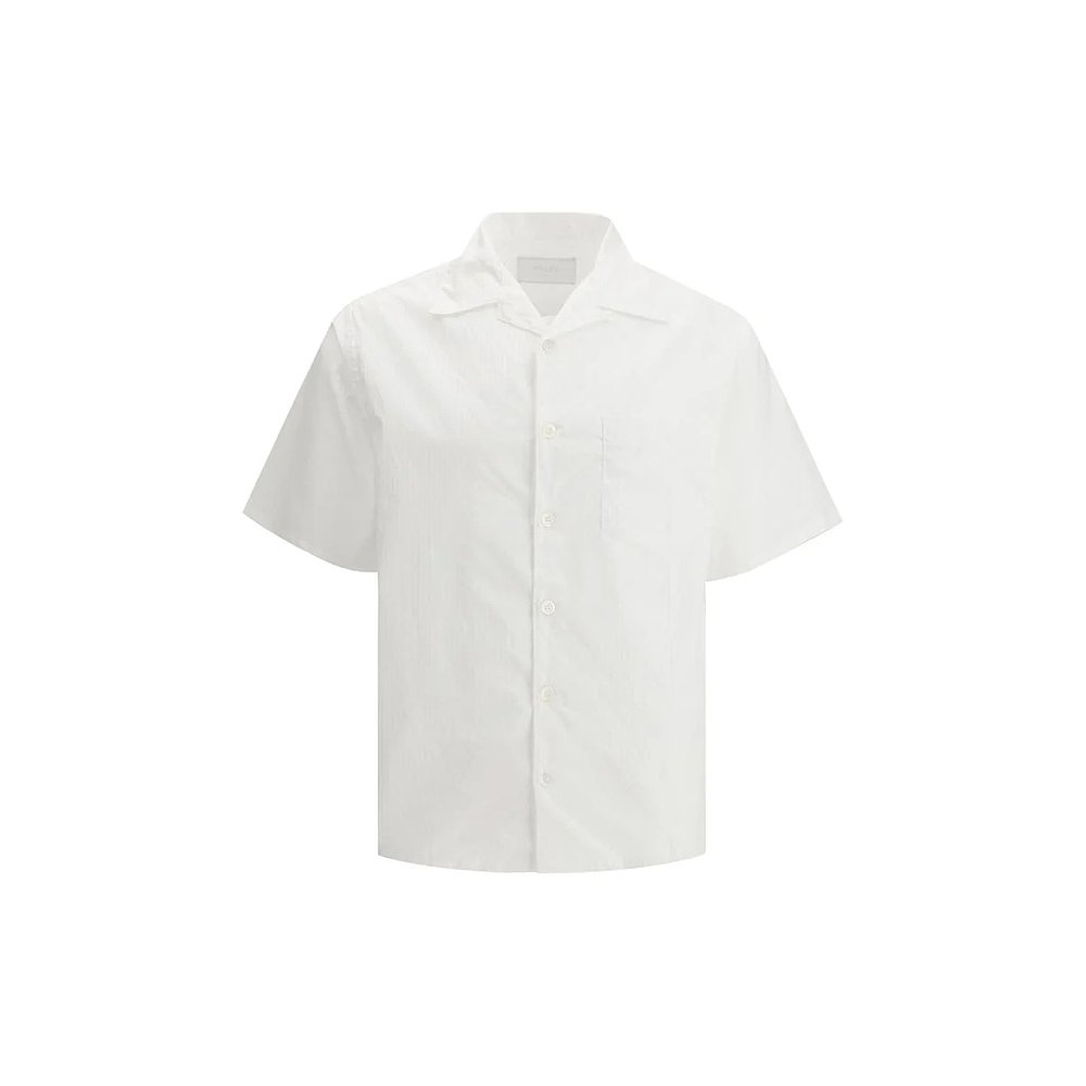 PRADA 男士衬衫 UCS414SUMO16CIF0009 SS2025 白色