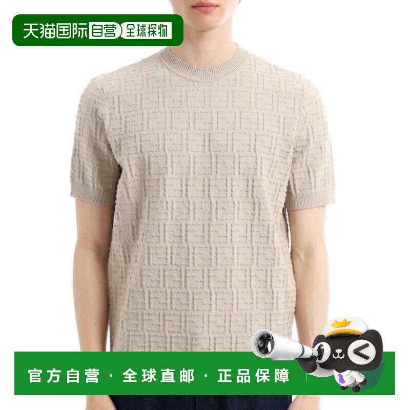 韩国直邮FENDI FF 塞莱利亚棉毛衣 (FZX051 AU7O F0B9Y) 圆领针织