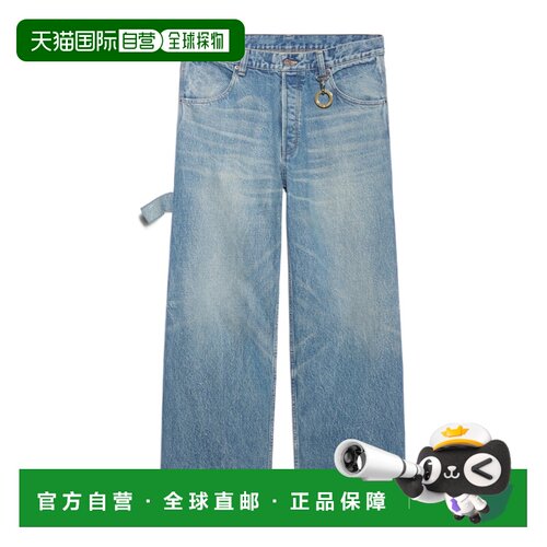 1h可退 香港直邮CELINE 男士牛仔裤 RP0H8930FGDO5 AW2026 蓝色
