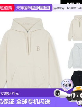 韩国直邮MLB [官方] 25FW Basic Mega Logo 磨毛连帽衫（3 种颜色