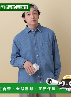 1h可退 日本直邮RAGEBLUE 男装 7oz丹宁西部风格衬衫 637755
