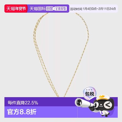 欧洲直邮CELINE/赛琳Triomphe Lock凯旋门项链锁骨链TWS韩振同款