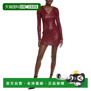 自营Chaser Christine Stretch Mini Dress - red 美国奥莱直发