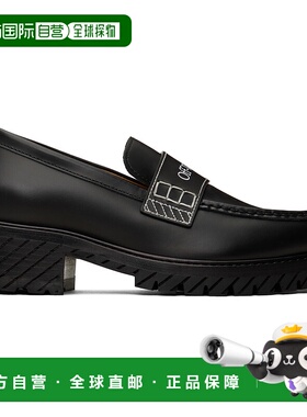 1h可退 香港直邮潮奢 off-white 女士 黑色 Combat 乐福鞋 OWIG00