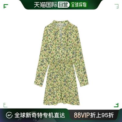 香港直邮潮奢 Zadig & Voltaire 女士碎花长袖连衣裙