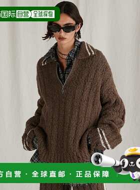 1h可退 日本直邮PRANK PROJECT 女士学院风Polo领毛衣 3124236611