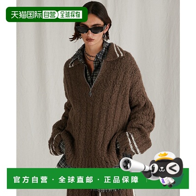 1h可退 日本直邮PRANK PROJECT 女士学院风Polo领毛衣 3124236611