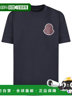 香港直邮MONCLER 男士T恤 8C0005789AUG780 SS2025 黑色