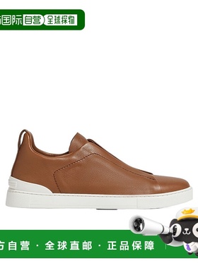香港直邮Zegna 圆头低帮休闲鞋 LHOTAS5207Z杰尼杰尼亚男鞋