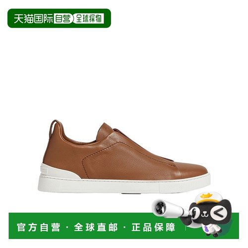 香港直邮Zegna 圆头低帮休闲鞋 LHOTAS5207Z杰尼杰尼亚男鞋