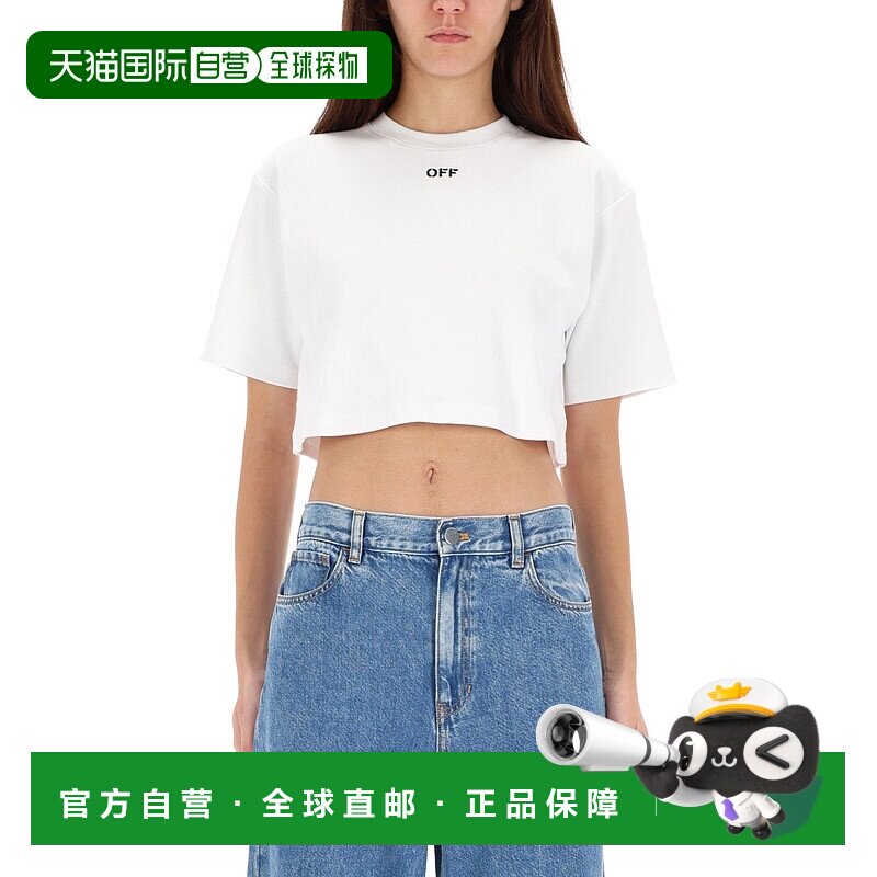 香港直邮OFF-WHITE 女士T恤 OWAA081C99JER0040110 AW2025