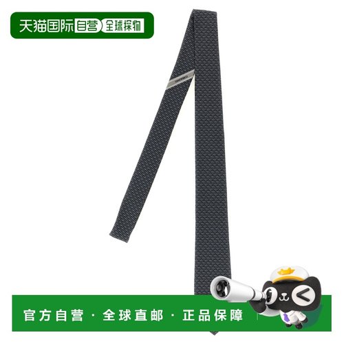 香港直邮FERRAGAMO/菲拉格慕男士领带789252FBLUGRIGIO