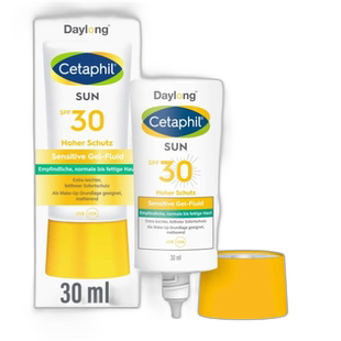 欧洲直邮Cetaphil丝塔芙面部防晒霜SPF30+中性油性敏感肌适用30ml