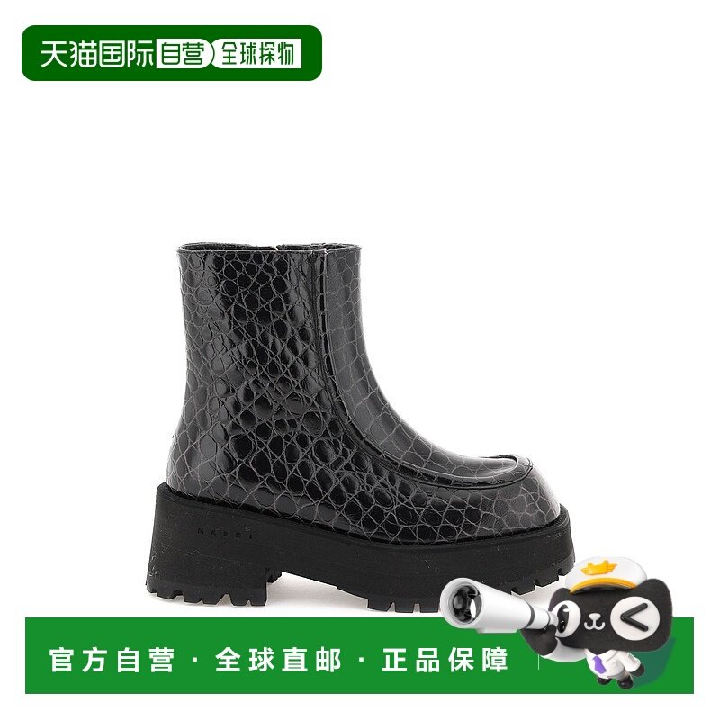 香港直邮MARNI 女士靴子 TCMS002806P504600N99 AW2022 黑色